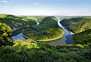 Natural landscape with river