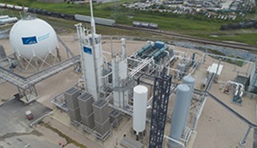 Aerial view of the LaPorte, TX plant